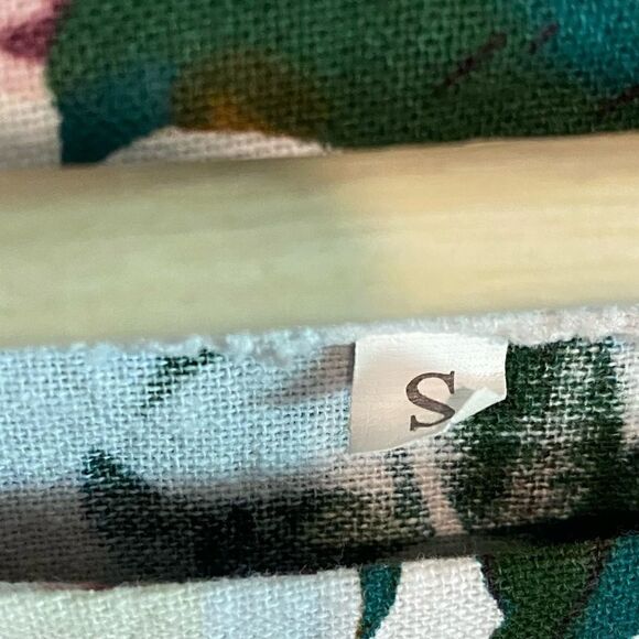 Floral Printed Longline Tunic Womens Size Small - Picture 3 of 7